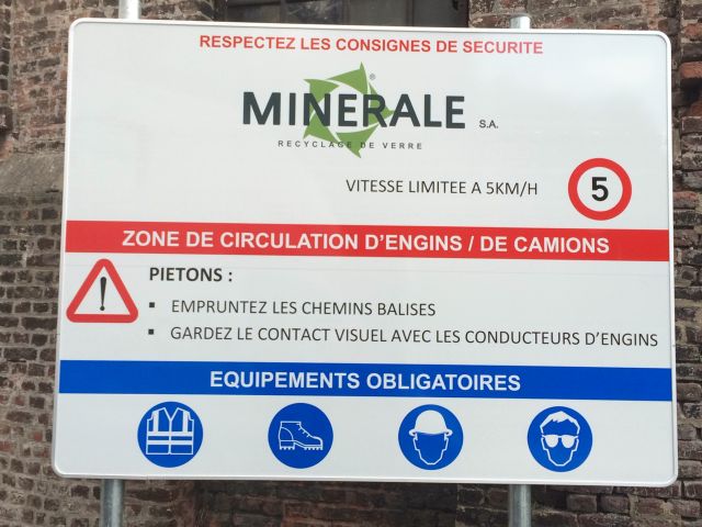 Panneaux d'information - Panneau de signalisation personalisé - Minerale