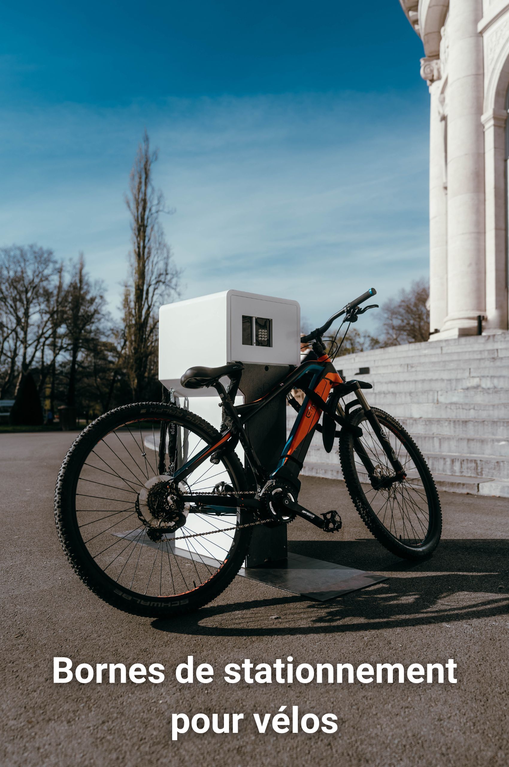 Borne de recharge pour vélo électrique VAE