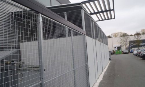 Cloisons grillagées