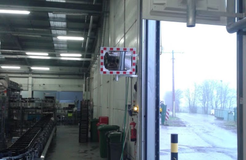 Acsys - Installation de miroirs industriels sur site