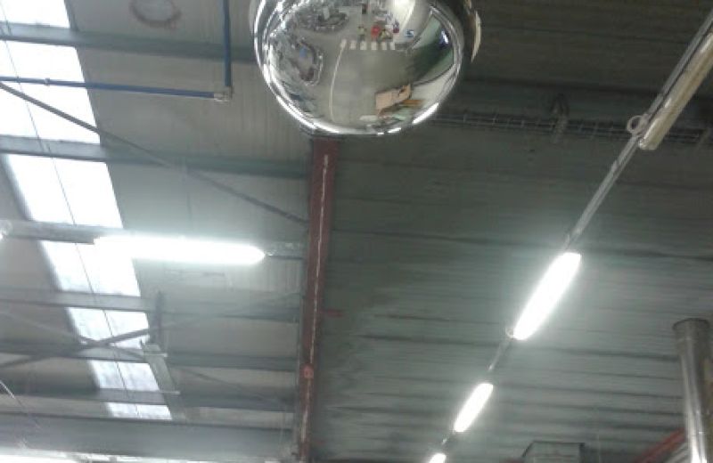 Acsys - Installation de miroirs industriels sur site